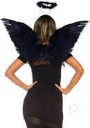 Leg Avenue Angel Wings Kit - O/s - Black
